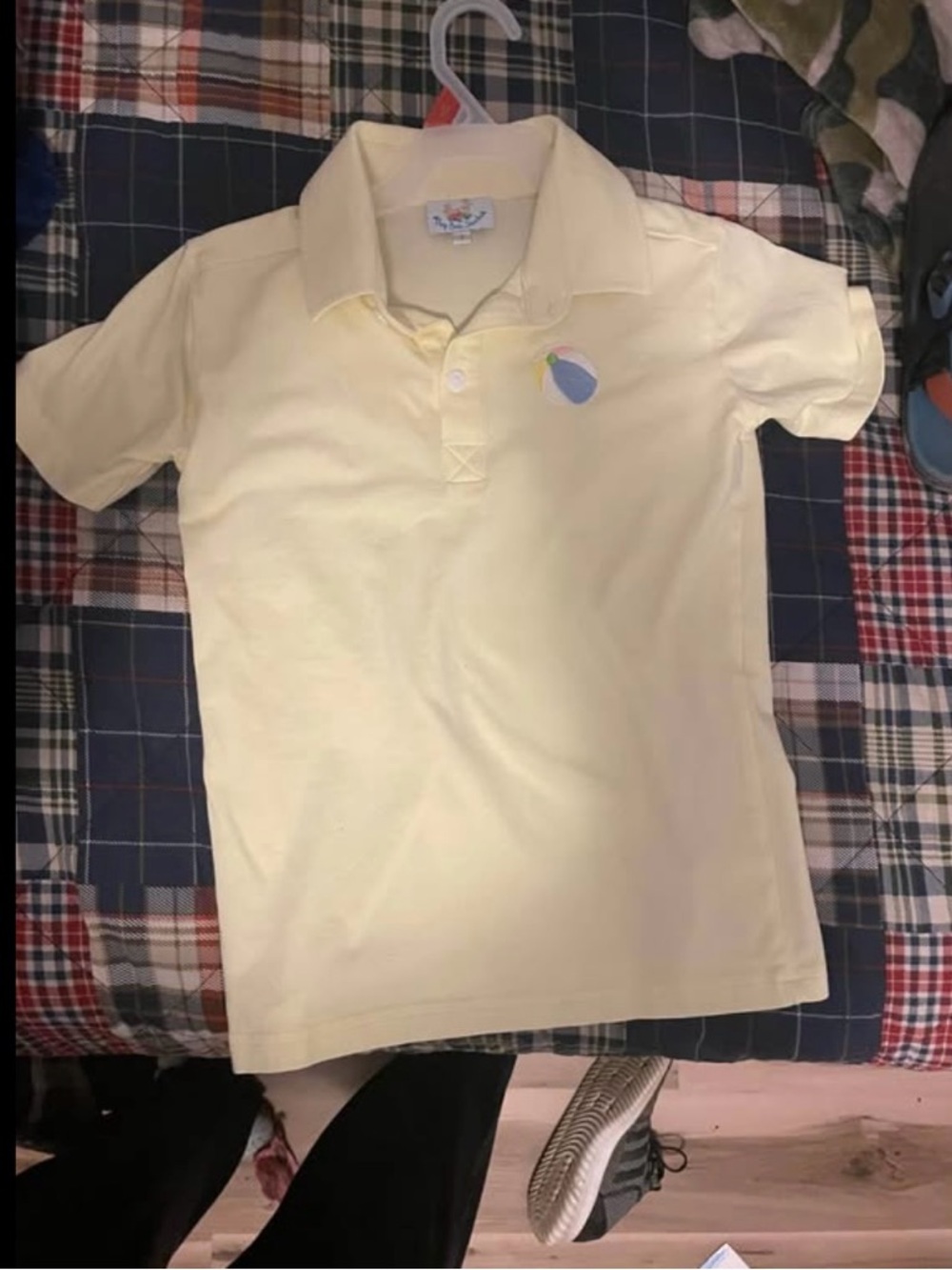 Busy Bee Smocks. Sunny Yellow Kids Polo Shirt
Beach Ball